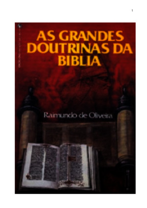 As Grandes Doutrinas da Bíblia - Raimundo de Oliveira