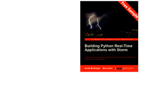 Building Python Real-Time Applications with Storm - Sample Chapter