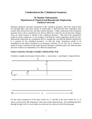Conduction in the Cylindrical Geometrypdf