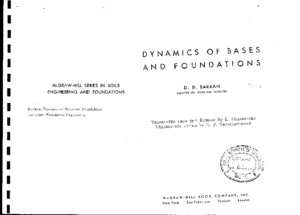 Dynamics of Bases and Foundations - DDbarkAN