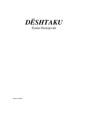 Fjodor Dostojevski - Deshtaku [eBook Shqip]