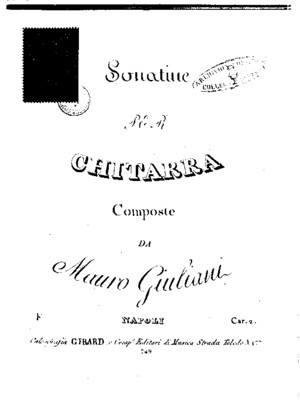 Giuliani, Mauro - Tre Sonatine Op 71