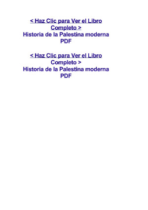Historia de la Palestina modernapdf