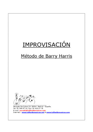 Improvisación Método de Barry Harris