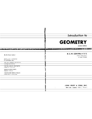 Introduction to Geometry (Coxeter)pdf