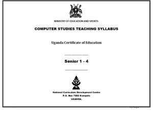 NCDC Computer Studies Teaching Syllabus 2008