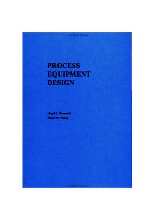 Process Equipment Design by Brownell Young 0471113190pdf
