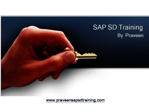 SAP SD Training by Praveen