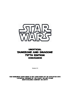 Star Wars - DD 5th Edition Conversion (PF)