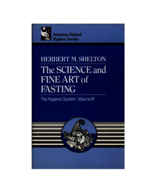 The Science and Fine Art of Fasting - Herbert M Sheltonpdf
