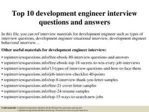 Top 5 deployment engineer interview questions with answers