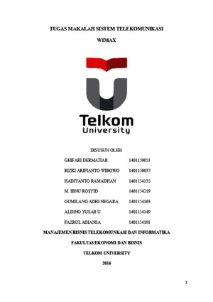 Tugas Desain Sistem Telekomunikasi