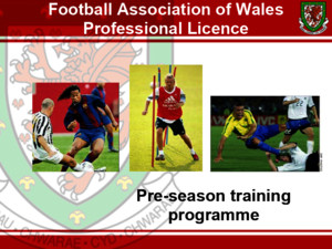 Wales Pre-season Training Plan