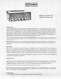 Brother XR1300 User Manual
