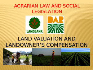 Agrarian Law and Social Legislation