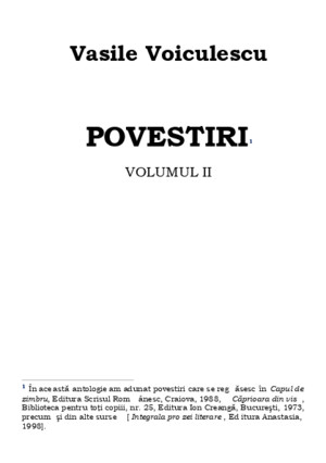 Voiculescu, Vasile - Povestiri Vol 02 v10